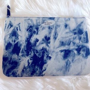 Kate Spade Denim Clutch